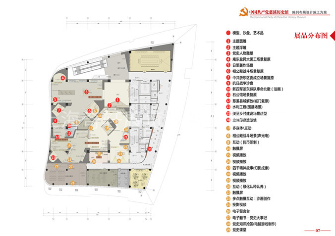 上海展臺搭建設計慈溪博物館